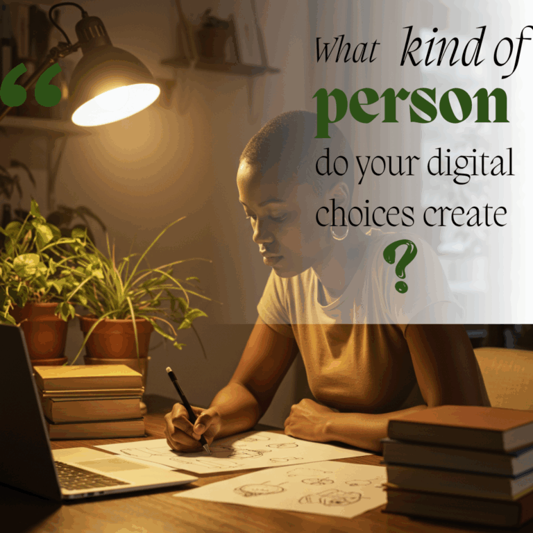 What kind of person do your digital choices create?